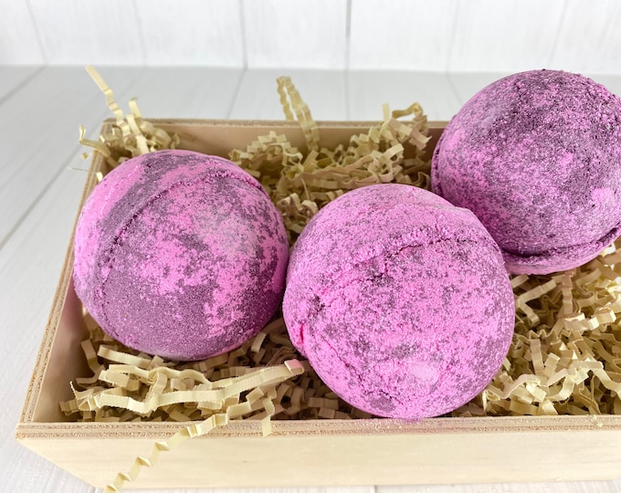 Bath bomb cherry 180 grams jumbo