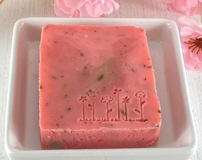 Sheep's milk soap wild rose