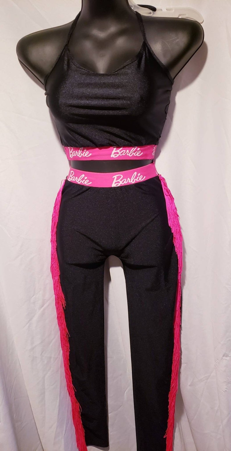 Blazing Barbie 2pc pants set SM