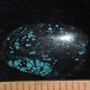 Hubei Turquoise Unbacked Cabochon/49 Carats/Lot #11
