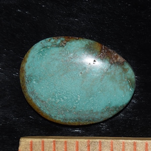 Hubei Turquoise Unbacked Cabochon/36.5 Carats/Lot #12