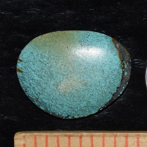 Hubei Turquoise Unbacked Cabochon/27.5 Carats/Lot #49