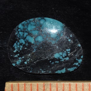 Hubei Turquoise Unbacked Cabochon/38.5 Carats/Lot #10