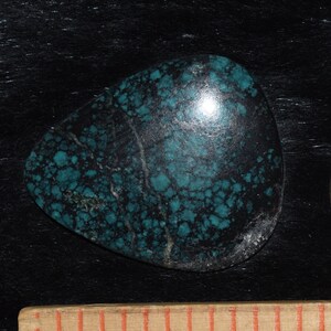 Hubei Turquoise Unbacked Cabochon/37 Carats/Lot #47