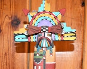 Traditional Vintage Hopi Butterfly Maiden (Polik-Mana) Katsina Carving