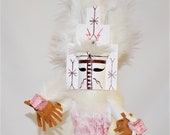 15 Inch White Cloud Handmade Navajo Kachina