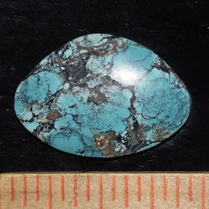 Hubei Turquoise Unbacked Cabochon/62 Carats/Lot #8
