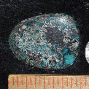 Hubei Turquoise Unbacked Cabochon/96.5 Carats/Lot #14