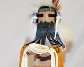 12 Inch Corn Maiden Handmade Navajo Kachina