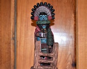Traditional Hopi Morning Singer (Talavai) Katsina Made by Brian Smith