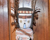 Traditional Hopi Wall Hanging Comanche Katsina Made by Chester Poleyestewa