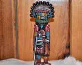 Traditional Hopi Badger Katsina Carving Made by Brian Smith