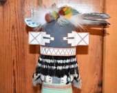 Traditional Hopi Wall Hanging Hilili Katsina Made by Chester Poleyestewa