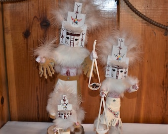 Handmade Navajo White Cloud Kachina/Multiple Sizes