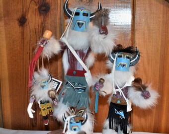 Handmade Navajo Medicine Man Kachina/Multiple Sizes