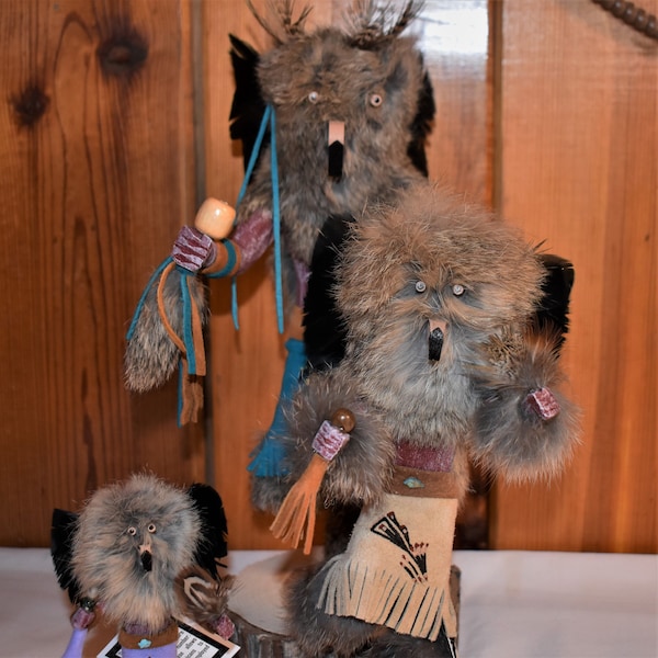 Handmade Navajo Owl Kachina/Multiple Sizes