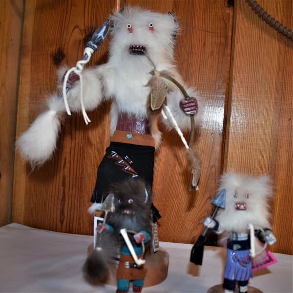 Handmade Navajo Buffalo Kachina/Multiple Sizes