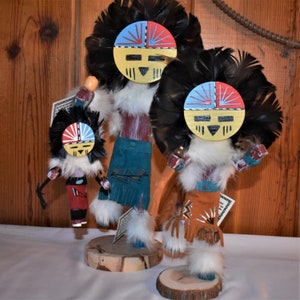 Handmade Navajo Sunface Kachina/Multiple Sizes