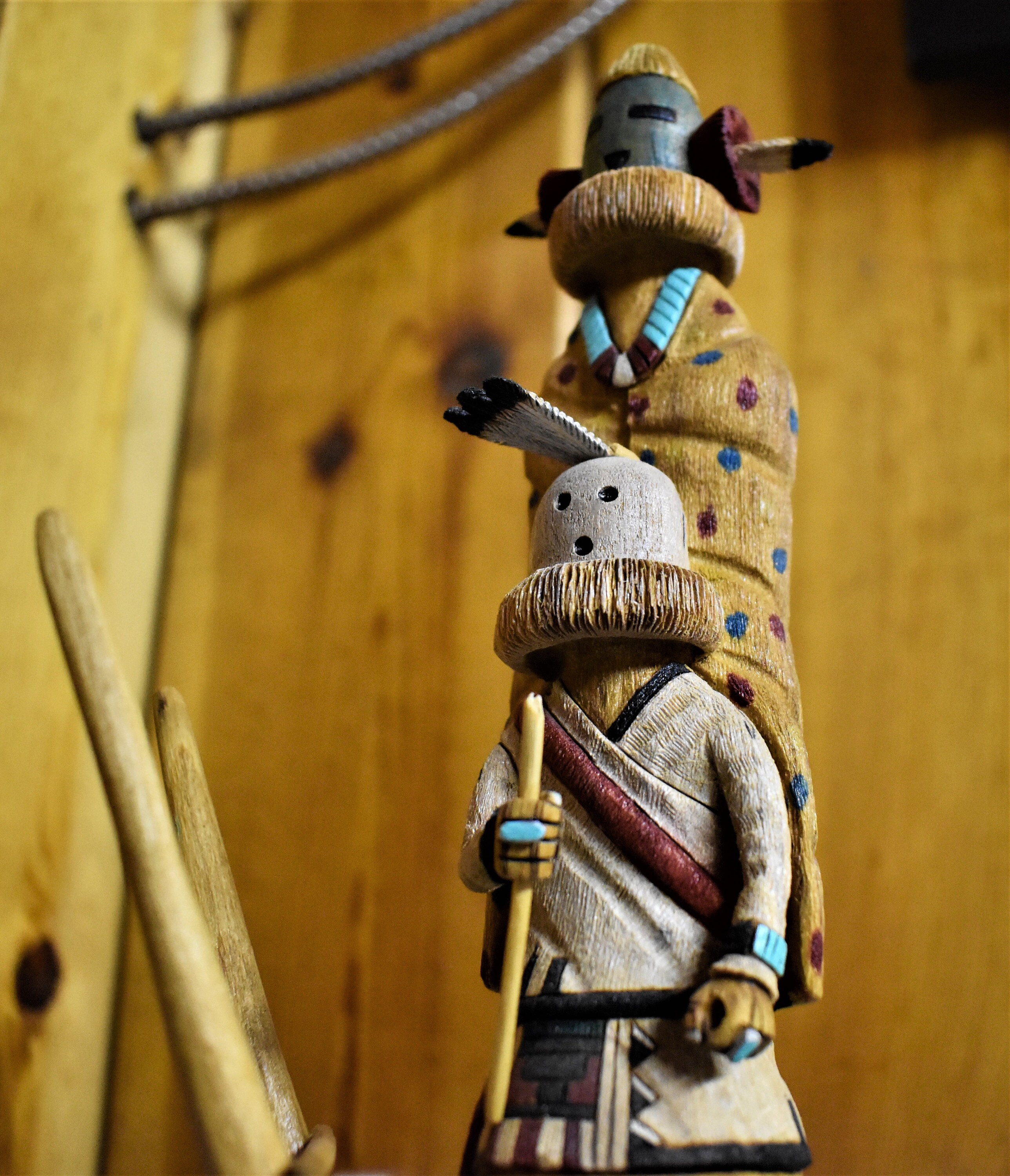 Traditional Museum Quality Hopi Chief and Lieutenant (eototo and Aholi ...