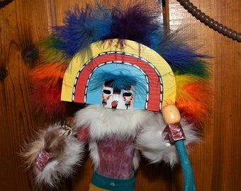 Handmade Navajo Rainbow Kachina/Multiple Sizes