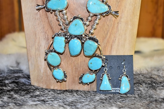 Rare Orvil Jack Turquoise Native American Navajo Santo Domingo Sterling Silver Earrings Rare Orvil Jack Turquoise Native American Navajo Santo Domingo Sterling Silver Earrings