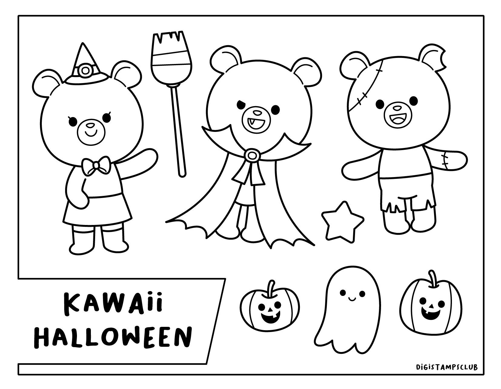 Digital Clip art Stamp Blackline clipart Coloring Vampire kids costume clipart commercial use Vampire Party Digital Clip art Stamp Blackline clipart Coloring Vampire kids costume clipart commercial use Vampire Party