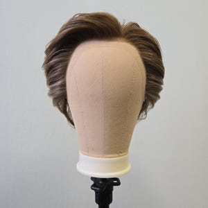 Peruca masculina, castanho claro. Peruca de Obiwan