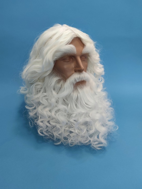 Santa Wig with Beard and Eyebrows Santa Wig with Beard and Eyebrows