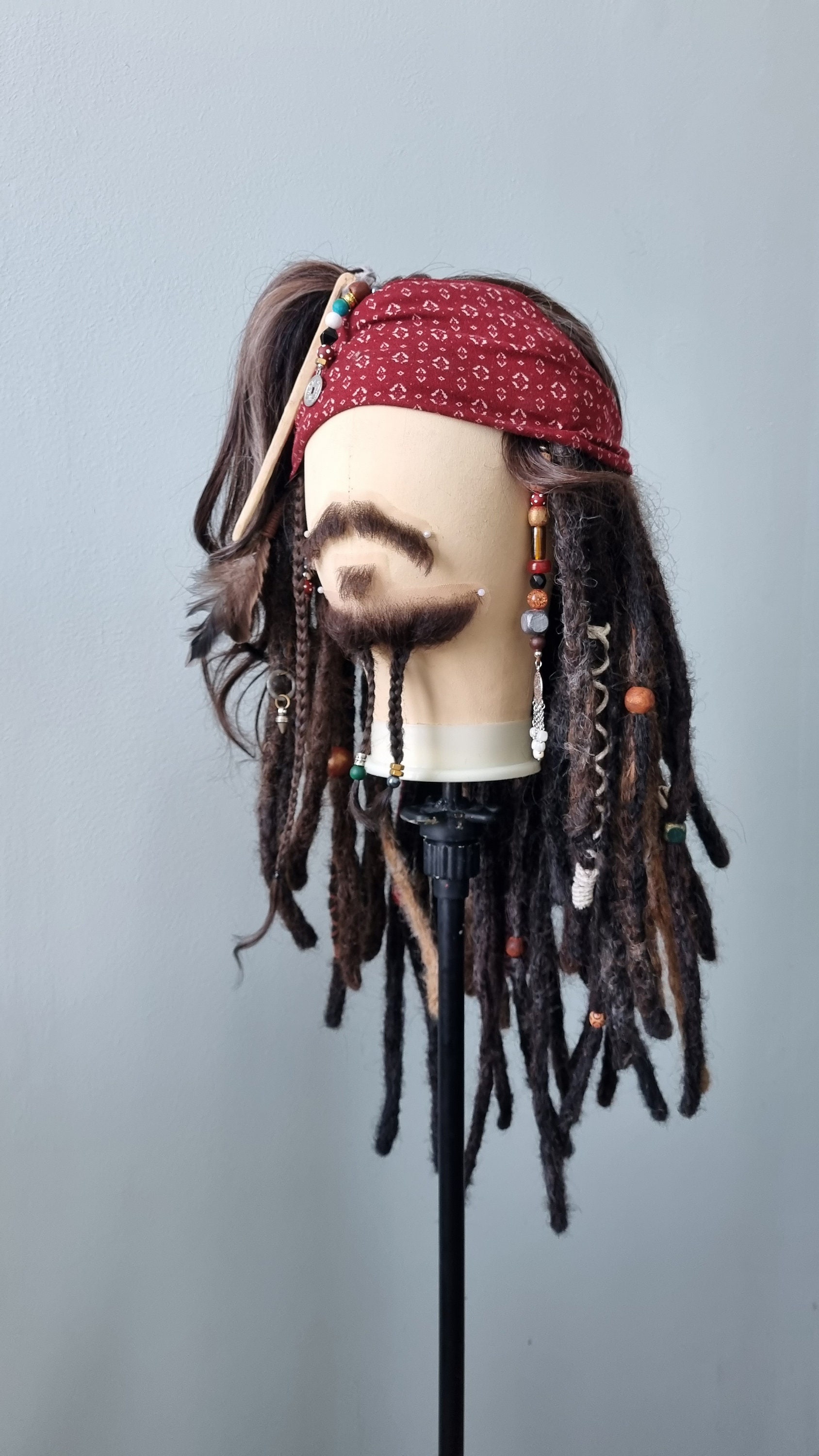 ジャックスパロウ ウィッグ ヴィンテージ パーツ 装飾 ジャックスパロウ ウィッグ ヴィンテージ パーツ 装飾