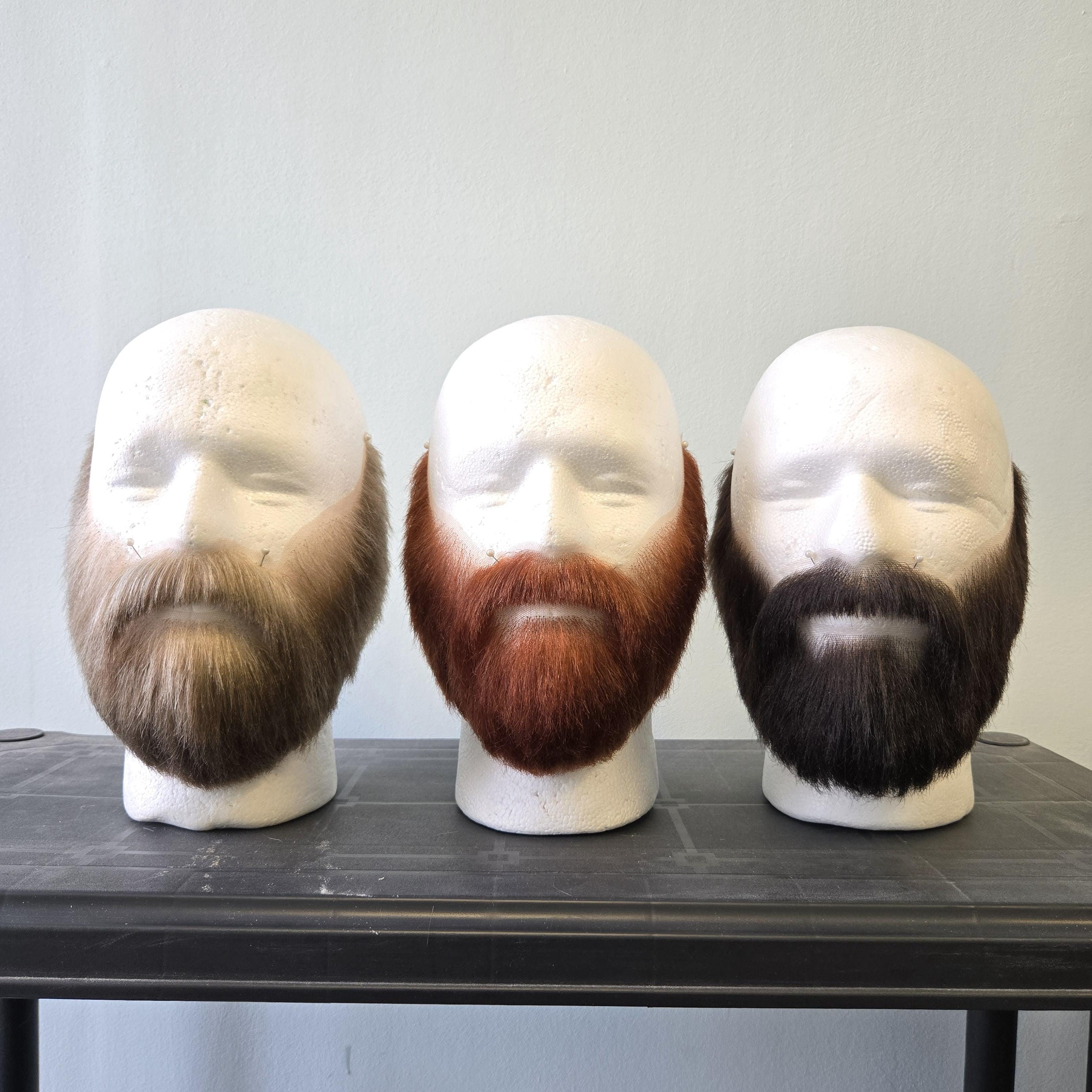 Faux Sourcils Et Moustaches Auto-adhésifs KIMISS - Blanc/Noir