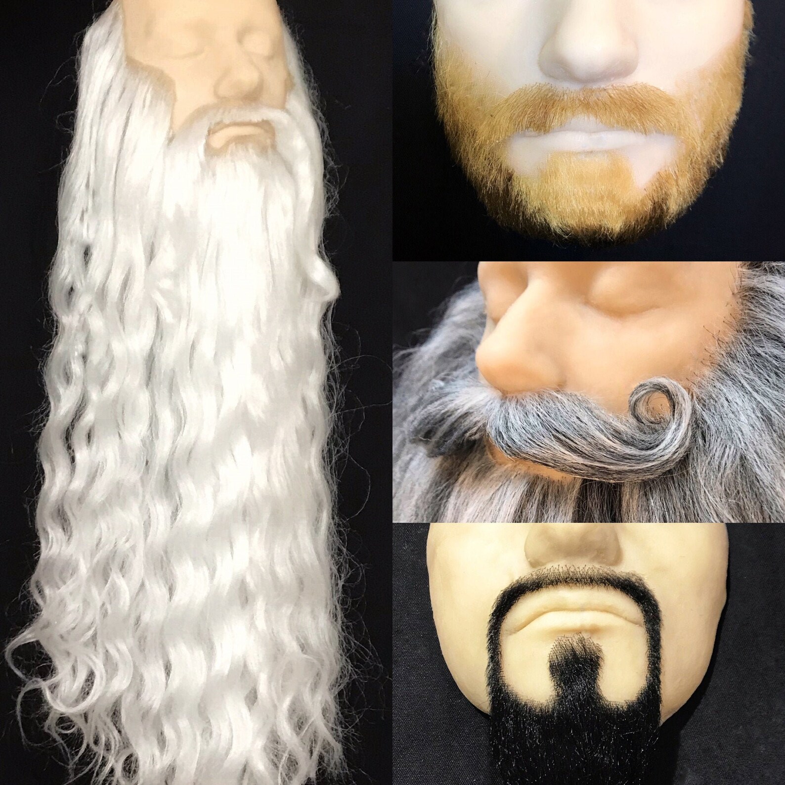 False beard any style any color and material for cosplay Etsy