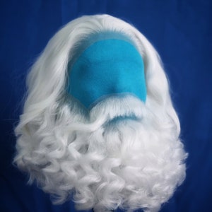 Set of wig, fake beard, fake mustache