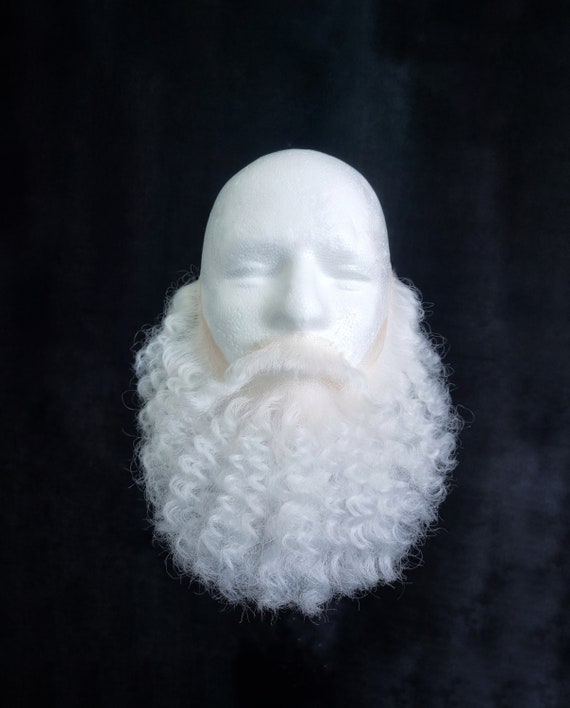 Barba postiza de Papá Noel tamaño mediano, en stock -  México