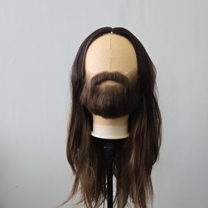 Jareth Set of wig, fake beard and mustache