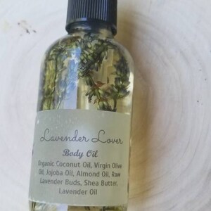 Body Oil | Body| Aromatherapy| Calendula| Coconut Oil| Care Package| Jasmine| Sweet Almond Oil| Marigold| Jojoba Oil| Castor Oil| Vegan image 2