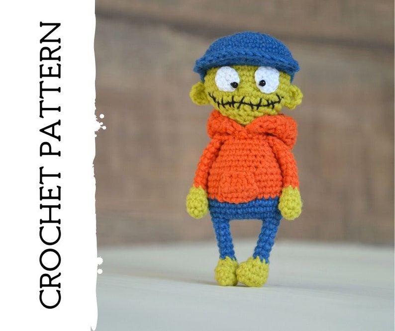 Crochet Pattern PDF File Zombie Doll Toy Amigurumi Pattern Etsy