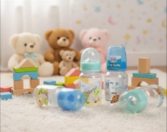 Realistische nepbabyflessen en fopspenen voor poppen