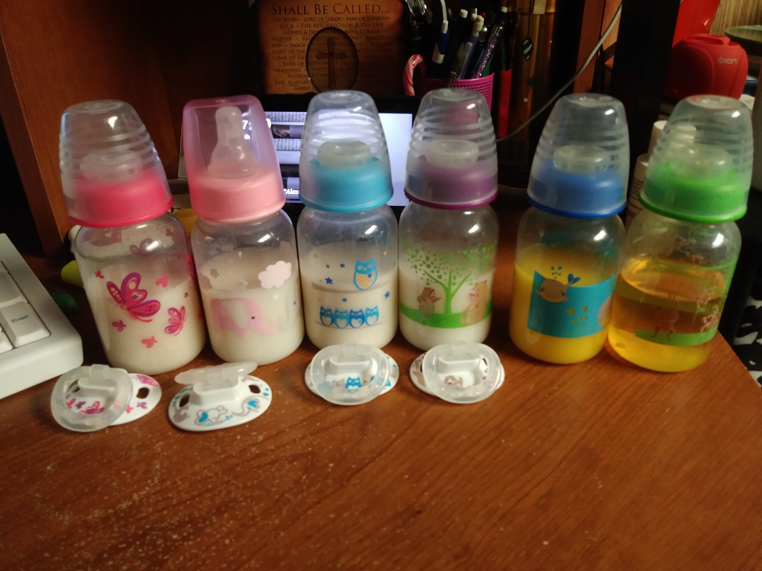 Reborn Bottles Juice Milk and Paci's Etsy