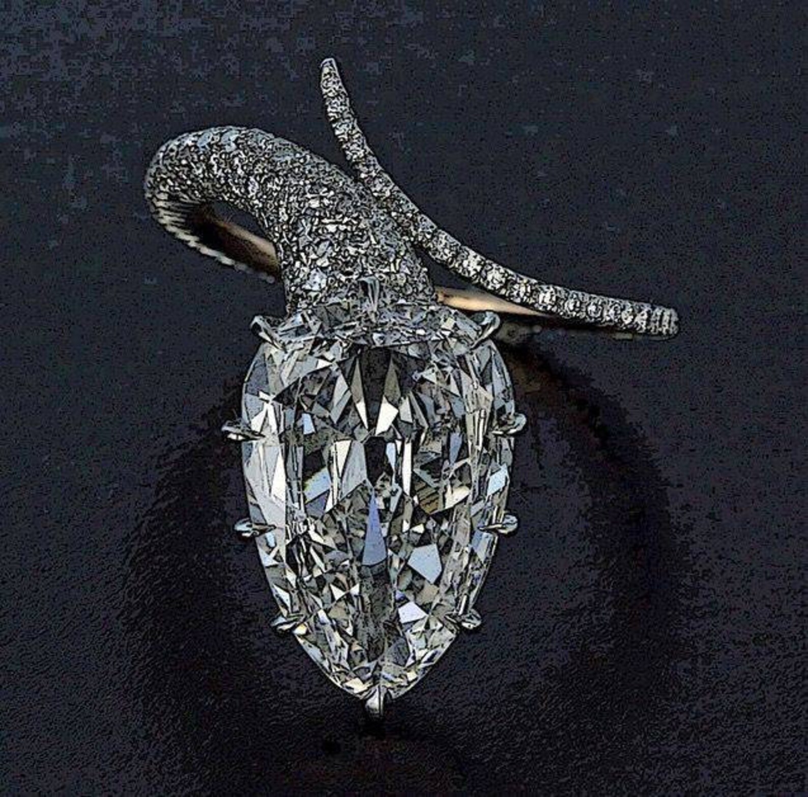 Chasing Love 925 Sterling Silver Moissanite Ring
