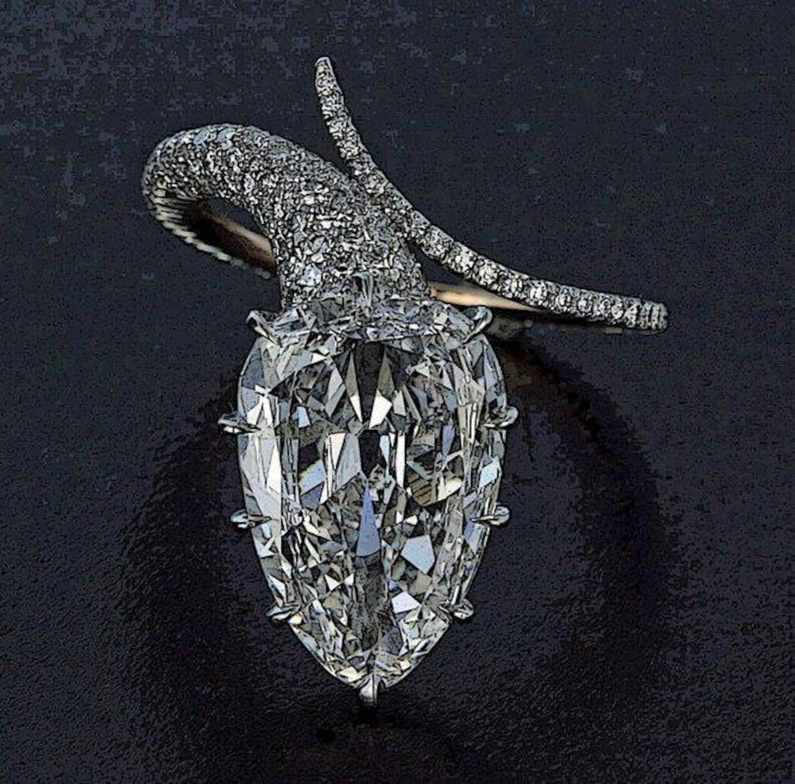 3 Carat 925 Sterling Silver Moissanite Ring main image 0