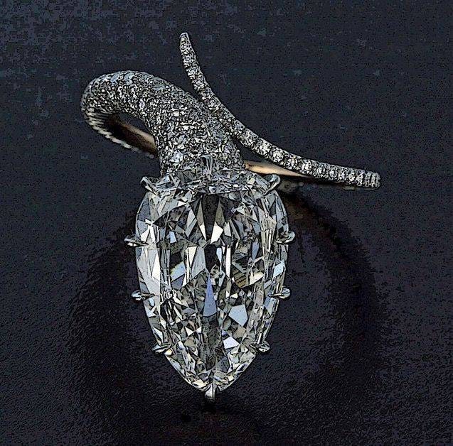 Coastal 10 Carat Moissanite Sterling Silver Ring