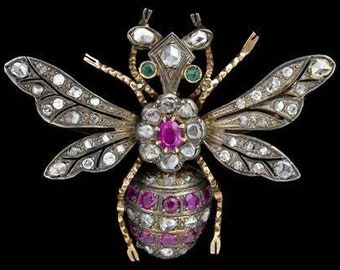 925 Sterling Silver, Bee Brooch