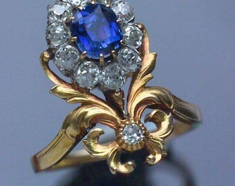 925 Sterling Silver Floral Ring. (Wedding Special).