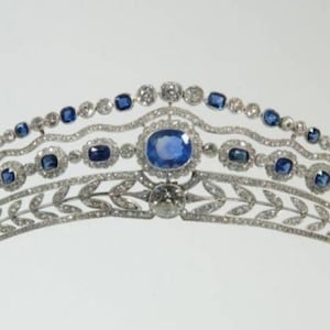 Bruiloft Tiara Kroon met Amerikaanse Diamant, sterling zilver 925 Bruiloft Special