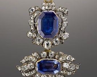 Antique Pendant with Natural Victorian Diamond, 925 Sterling Silver, Christmas Special Pendant