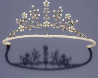 925 Sterling Silver Tiara Crown