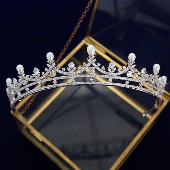This Christmas Season Special Crown with American Diamond, 925 Sterling Silver, You can wear this crown in every occasion.