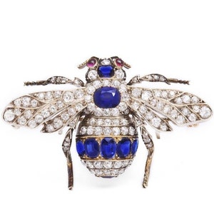 925 Sterling Silver Butter Fly Brooch