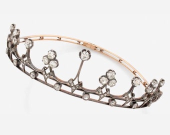 925 sterling Silver Tiara crown