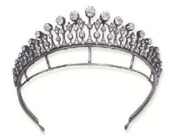 925 sterling Silver Tiara Crown